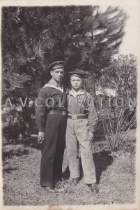 Моряки-черноморцы. Отец и сын. 1 апреля 1942 года.