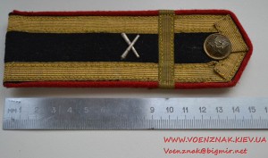 Погоны курсанта артиллерийского училища ИПТА с нарукавной