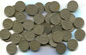Швеция .50 монет по 50 эре.Серебро