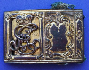 Пряжка с вензелем Екатерины II в отличном состоянии.