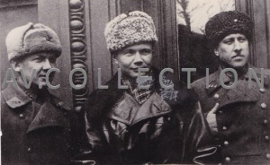 Л.Н.Хрущов,К.В.Сычёв,В.Сказочкин. Москва,7 апреля 1942 г.