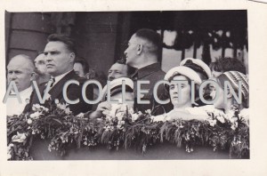 В.П.Чкалов,А.В.Беляков,Г.Ф.Байдуков,Н.С.Хрущов. Москва.1937