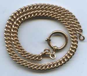 ЦЕПЬ ДЛЯ ЧАСОВ. ЗОЛОТО 56.