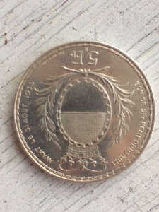 5 франков Швейцария 1934