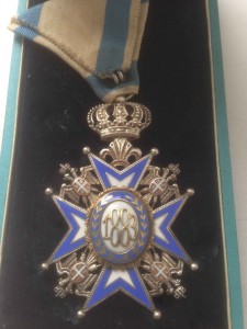 Орден Св Саввы 5 степени в коробке.