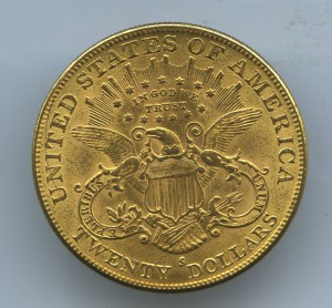 20 долларов 1882 года.