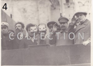 Сталин,Шмидт,Ворошилов,лётч.Голышев. Встреча челюскинцев.