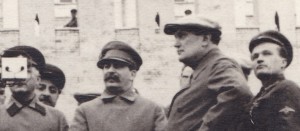 Сталин,Шмидт,Водопьянов,Каманин,Куйбышев. Встр. челюскинцев.