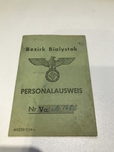 Аусвайс - 2 шт. - 1943 г...