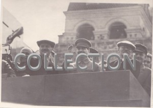 На трибуне мавзолея. Сталин,Калинин,Каганович. 1930-е гг.
