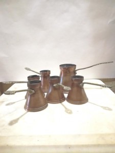 Турки медные старинные 6 шт.