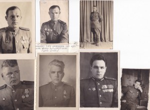 Фото военных из личных дел с наградами