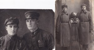 В буденовках....