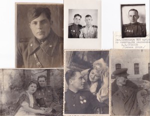 Фото военных из личных дел с наградами