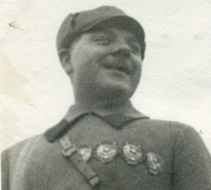 Ворошилов и Буденый на параде 15летия Октября