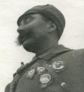 Ворошилов и Буденый на параде 15летия Октября