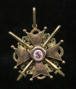 Орден Св. Станислава с мечами 2 степени. Эдуард. Бронза.