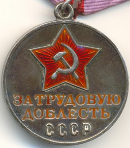 Трудовая доблесть №68169 на документе