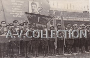 Сводный полк 1 Укр.фронта на параде. Москва,1945 год. ТАСС.