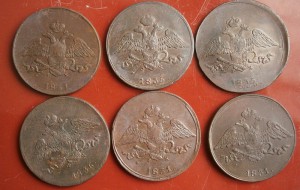 5 Копеек массоны КЛАДОВЫЕ 1831,33,34,35,36гг