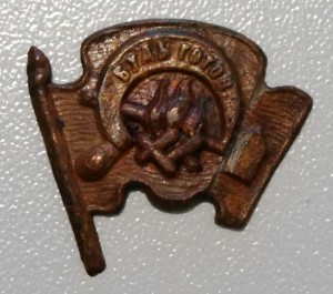 Пионерский знак "Будь готов!". 20-е годы.