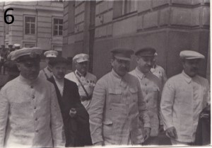 Сталин,Ворошилов,Молотов,Орджоникидзе с охраной.1936 год.