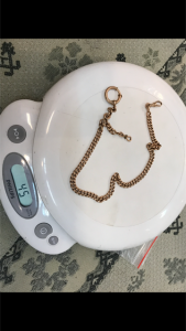 Цепь для карманных часов 56пр. И.Хлебников 45гр.