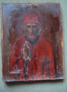 Икона в киоте Св. Никола Мерликийский