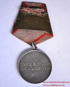 Медаль "За трудовую доблесть" № 45566