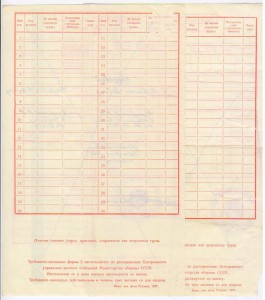 министерство обороны ссср.. требование накладная 2 штуки.