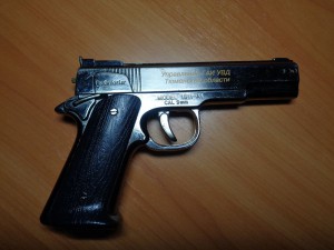 Подарочный пистолет-зажигалка ГАИ