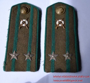 Погоны на подполковника погранвойск НКВД