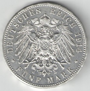 5 марок 1914г