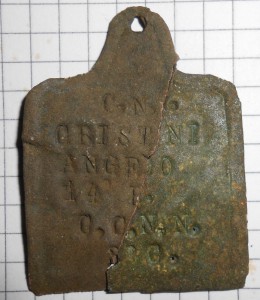 Итальянский жетон(лоз) чернорубашечника №2