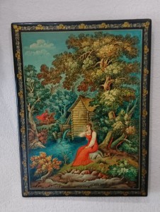 Лаковый пласт , картина авторская Мстера 290 Х 390