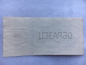 5 рублей 1924 года, Трактор, Образец, одна сторона.