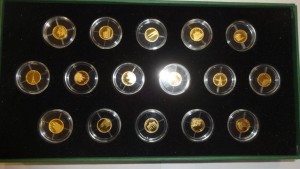 Либерия 12$ 2008 год ( набор из 16 монет )