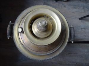 Самовар в форме рюмки,клеймо "Самоварная фабрика 1-ой артели