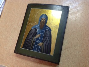 Тихонъ Лухский на золоте в люксе