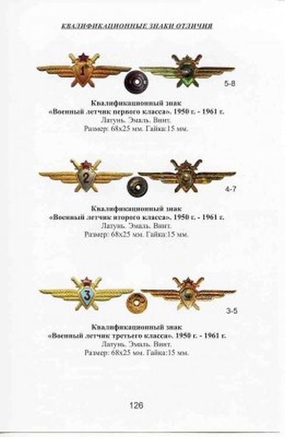 Каталог наградных, квалифицированных знаков отличия Советски