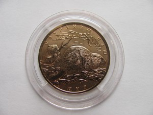 100 руб. 2008 г. Золото (900пр 15,55гр) АЦ.