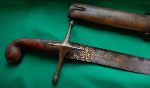 Клыч турецкий, булат, золото