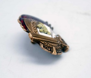 знак МАСТЕРУ КОМБАЙНОВОЙ УБОРКИ НКСХ СССР ЛЮКС! №865 R