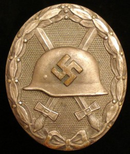 Знак ранение в серебре, клеймо "30"