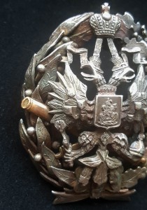 Знак Михайловского артиллерийского училища. Серебро,частник.