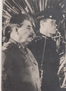 Cталин на похоронах Калинина.