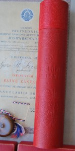 RRR ЮГОСЛАВИЯ Орден РАТНА ЗАСТАВА в родной коробке+документ