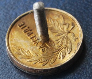 ЗА УСЕРДИЕ Николай II золото, фрачник