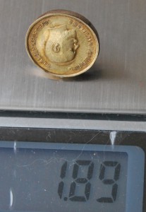 ЗА УСЕРДИЕ Николай II золото, фрачник