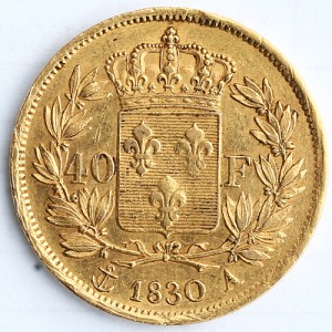 40 франков 1830 год золото